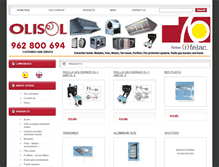 Tablet Screenshot of olisol.com